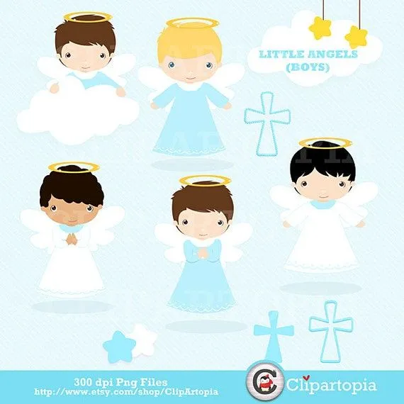 Angelistos Niños digital clipart / Lindos angelitos por ClipArtopia Angelistos Niños digital clipart / Lindos angelitos por ClipArtopia