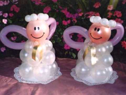 Angelito con globos para bautizo - decor - Youtube Downloader mp3