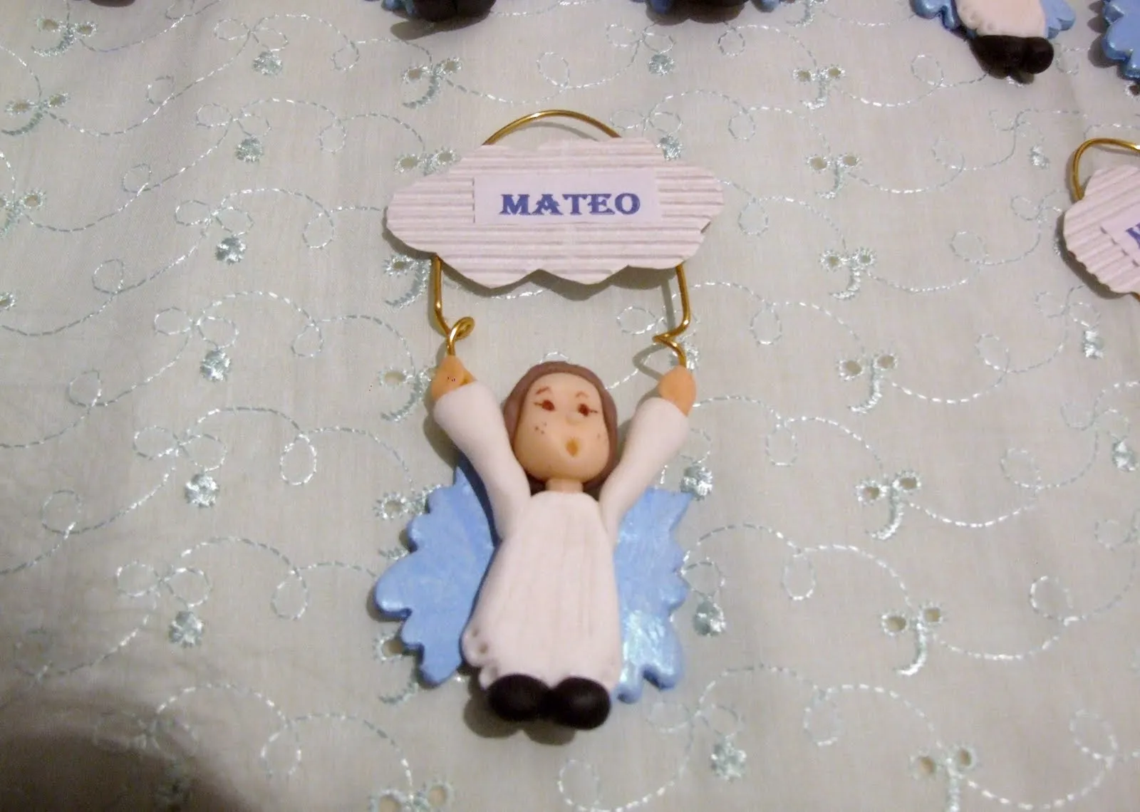 Angelitos para bautismo