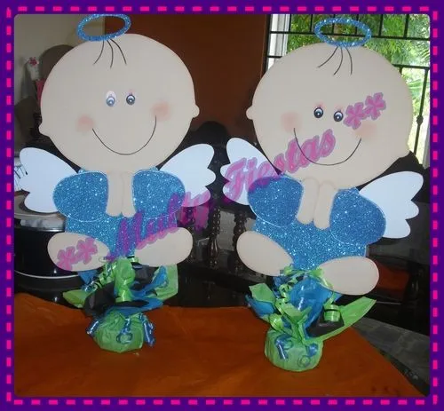 Angelitos para Bautizo - multyfiestas | Mesas Angelitos para Bautizo - multyfiestas | Mesas