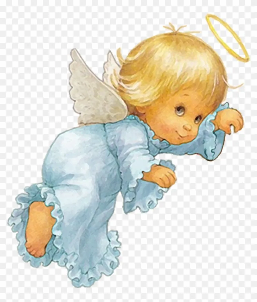 Angelitos Bebe - Baby Angel Png - Free Transparent PNG Clipart Images  Download