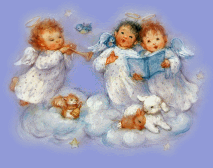 Angelitos bebés niño - Imagui