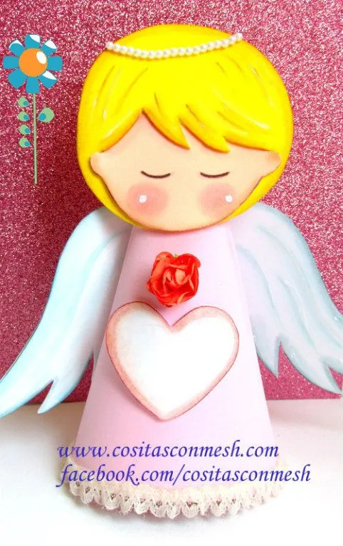 Angelitos en foami paso a paso manualidades ~ cositasconmesh Angelitos en foami paso a paso manualidades ~ cositasconmesh