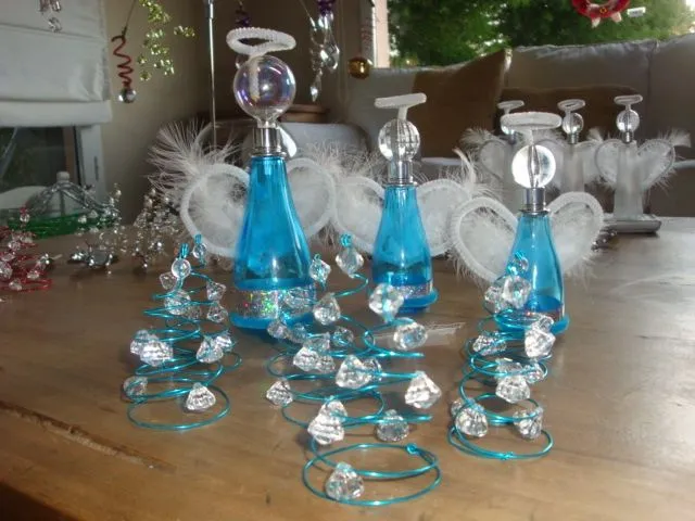 angelitos hechos con frascos de perfume reciclados www ... angelitos hechos con frascos de perfume reciclados www ...
