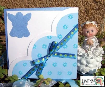 Invitaciónes para bautizo con angelitos - Imagui Invitaciónes para bautizo con angelitos - Imagui