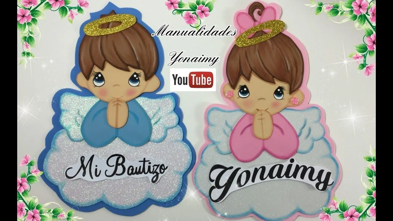 ANGELITOS EN NUBE PARA CENTROS DE MESA DE BAUTIZO O PRIMERA COMUNION - YouTube ANGELITOS EN NUBE PARA CENTROS DE MESA DE BAUTIZO O PRIMERA COMUNION - YouTube