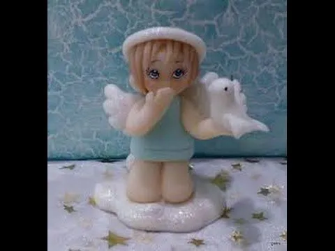 COMO HACER ANGELITOS EN PORCELANA FRIA - YouTube COMO HACER ANGELITOS EN PORCELANA FRIA - YouTube