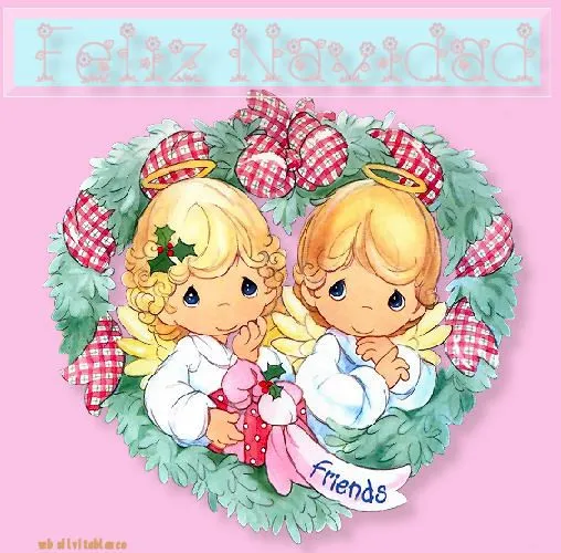 Precious Moments Ilustraciones Tarjeta Navidad Tamaño Grande