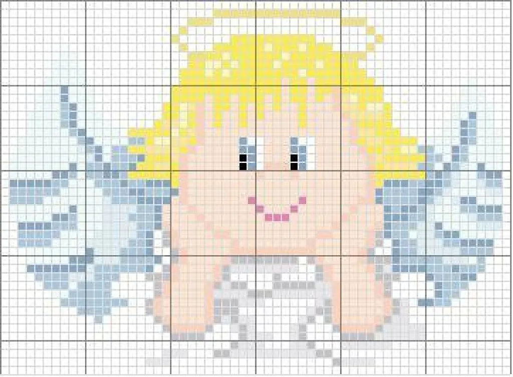 angelitos punto cruz (5) | Aprender manualidades es facilisimo. angelitos punto cruz (5) | Aprender manualidades es facilisimo.