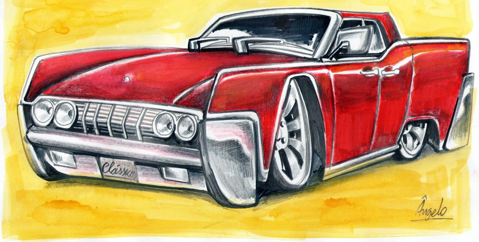 ÂNGELO CARTOONS: CARICATURAS DE CARROS ANTIGOS ÂNGELO CARTOONS: CARICATURAS DE CARROS ANTIGOS