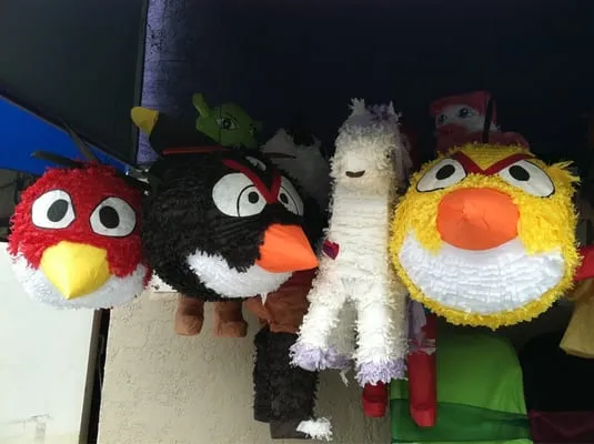 Angry bird piñatas | Yelp