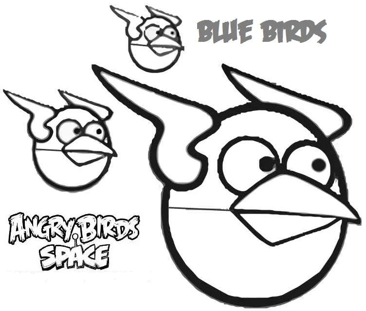 Angry Birds 100%: Pinta y Colorea todos Angry Birds Space