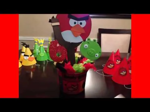 angry birds centro de mesa final - YouTube
