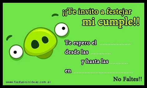 Angry Birds - Fiestas infantiles