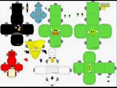 Como hacer angry birds de papel (IMAGEN) - YouTube