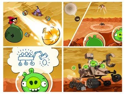 Angry Birds Space: Algo está pasando en Marte... Angry Birds Space: Algo está pasando en Marte...