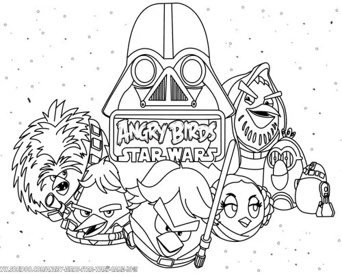 Angry Birds Star Wars para Colorear, Pintar e Imprimir : Best Free ...