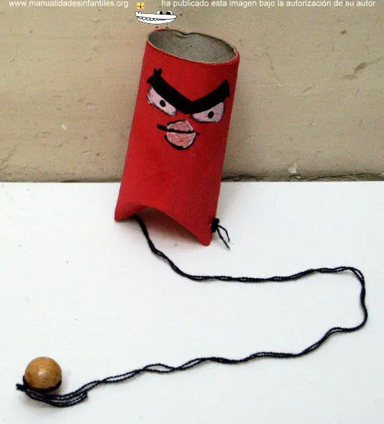 Angry birds con tubos de papel higiénico | Manualidades Infantiles Angry birds con tubos de papel higiénico | Manualidades Infantiles