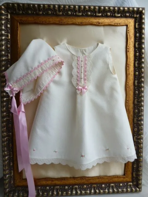 Anilegra moda para muñecas: VESTIDO Y CAPOTA EN PIQUÉ PARA BEBÉ ... Anilegra moda para muñecas: VESTIDO Y CAPOTA EN PIQUÉ PARA BEBÉ ...