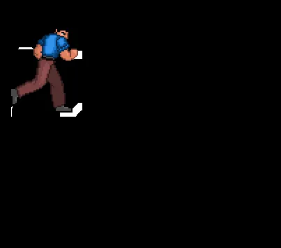 animacion de muñeco ó persona corriendo echo en java con hilos ...