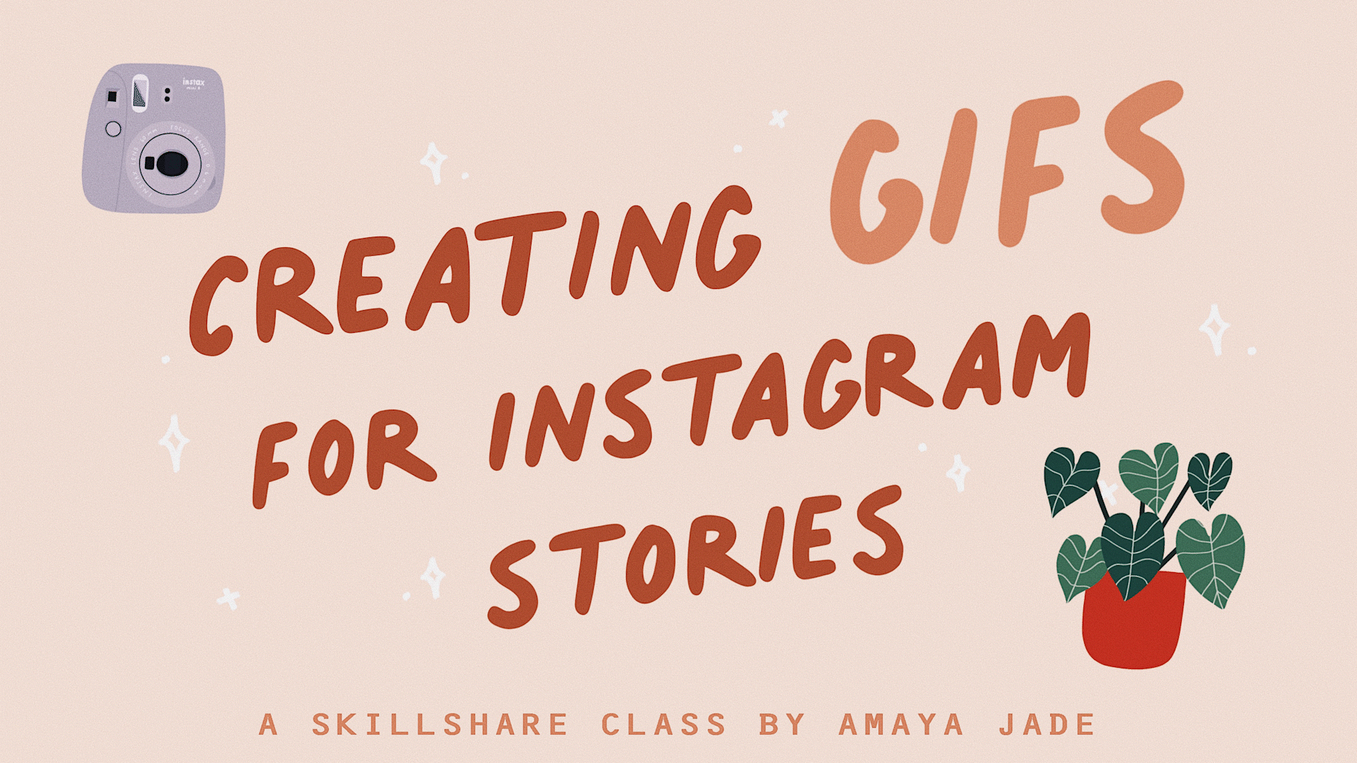 Animación en Procreate: crea GIF para historias de Instagram | Amaya Jade | Skillshare Animación en Procreate: crea GIF para historias de Instagram | Amaya Jade | Skillshare