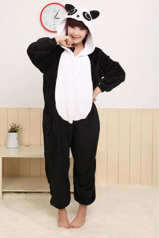 Nuevo Animal adultos Rilakkuma Panda pijama pijama de una pieza de ... Nuevo Animal adultos Rilakkuma Panda pijama pijama de una pieza de ...