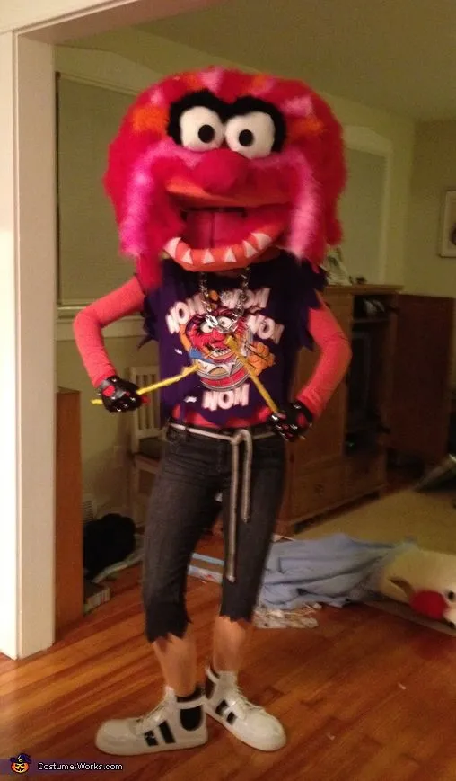 Animal from the Muppets homemade Halloween costume