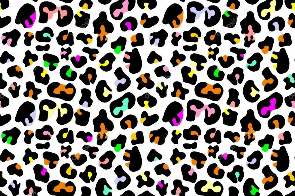 animal print de leopardo con colores — Vector stock © hayaship # animal print de leopardo con colores — Vector stock © hayaship #