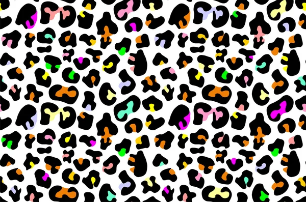 Animal print de leopardo con colores — Vector stock © hayaship ... Animal print de leopardo con colores — Vector stock © hayaship ...