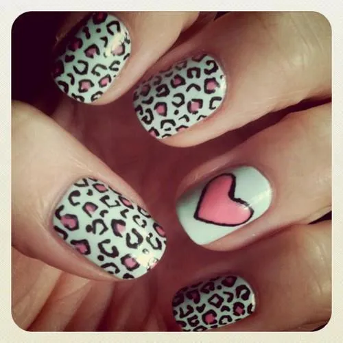 animal print nail | Tumblr