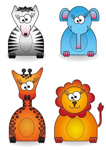Animal DE Zoológico DE Dibujos Animados Clip Art Descargar 1.000 ...