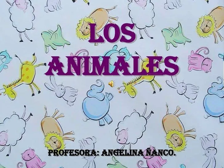 Los animales
