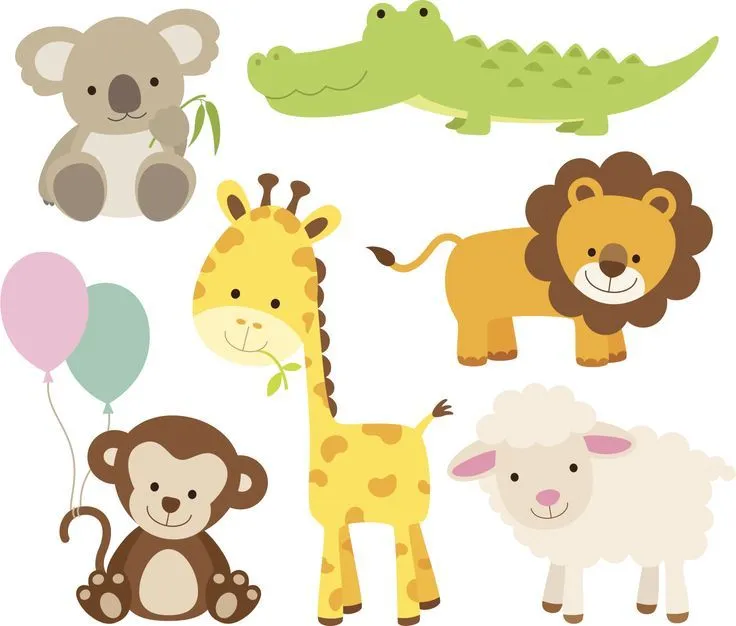 animales bebes para baby shower en porcelana - Buscar con Google ...