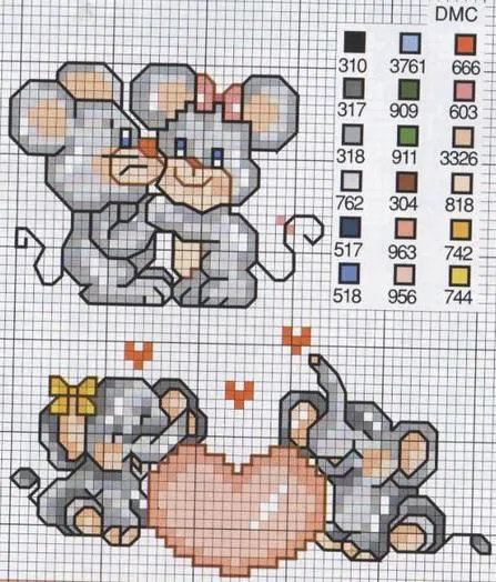 Patron cenefa bebé punto cruz - Imagui