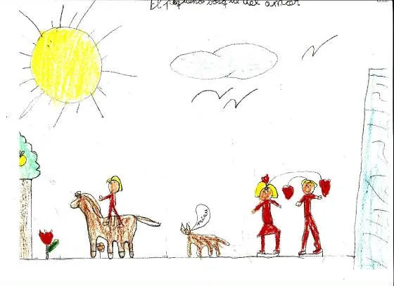 Los animales. Caballos