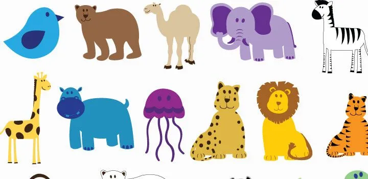 Caricaturas de Animales | Vectores Gratis