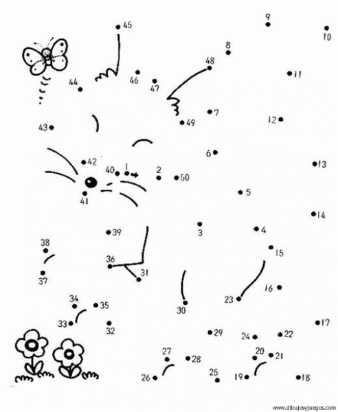animales-dibujar-uniendo-puntos-numeros-090 | Dibujos y juegos ...