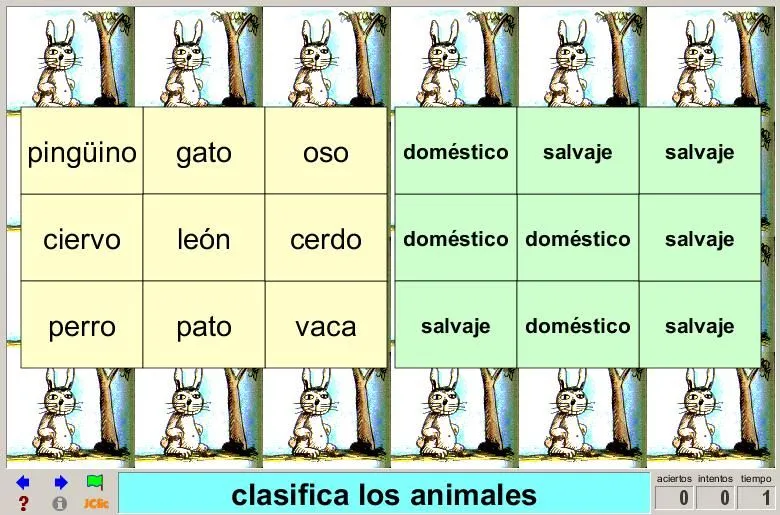 Animales domésticos y salvajes II | Recurso educativo 39458 - Tiching Animales domésticos y salvajes II | Recurso educativo 39458 - Tiching