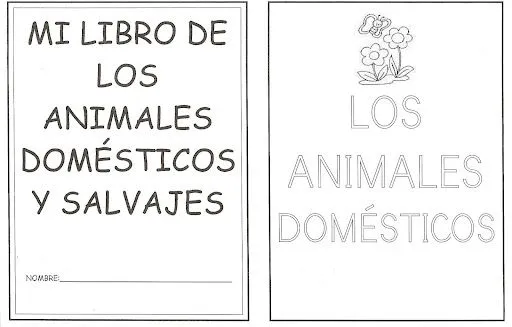 Animales Domesticos Y Salvajes Para Colorear Animales Domesticos Y Salvajes Para Colorear