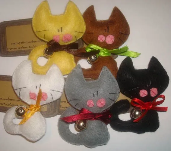 GATITOS DE FIELTRO | Pupettas