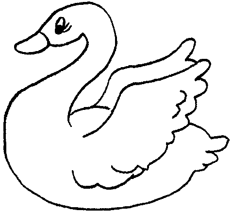 Dibujos de cisnes enamorados para colorear - Imagui