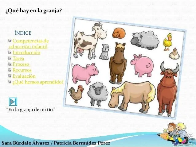 Los animales de la granja