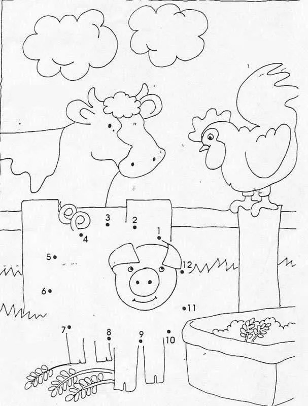 Animales De Granja Para Colorear E Imprimir