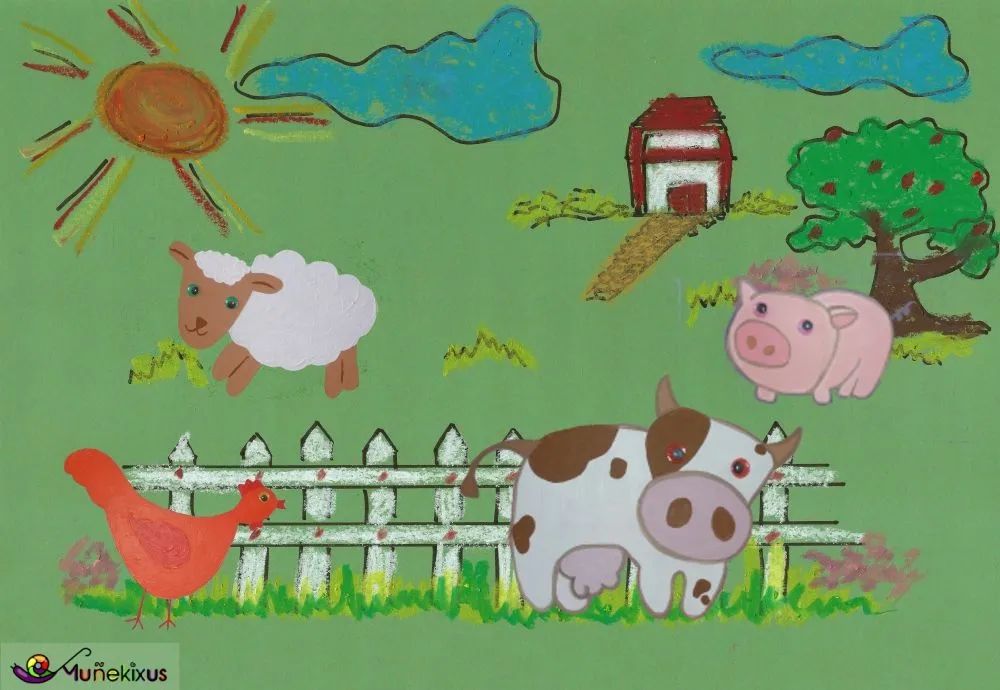  ... exterior nuevo ¡¡¡os presento mis ANIMALITOS DE LA GRANJA
