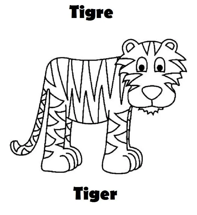 Mas animales en ingles español para colorear | Imagenes para ... Mas animales en ingles español para colorear | Imagenes para ...