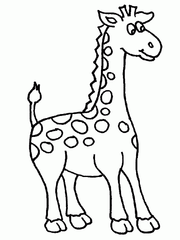 JIRAFA para colorear infantil - Imagui