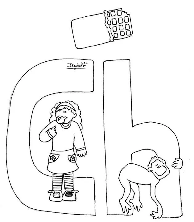 Ch Abecedario Profesiones - Dibujalia - Dibujos para colorear ...