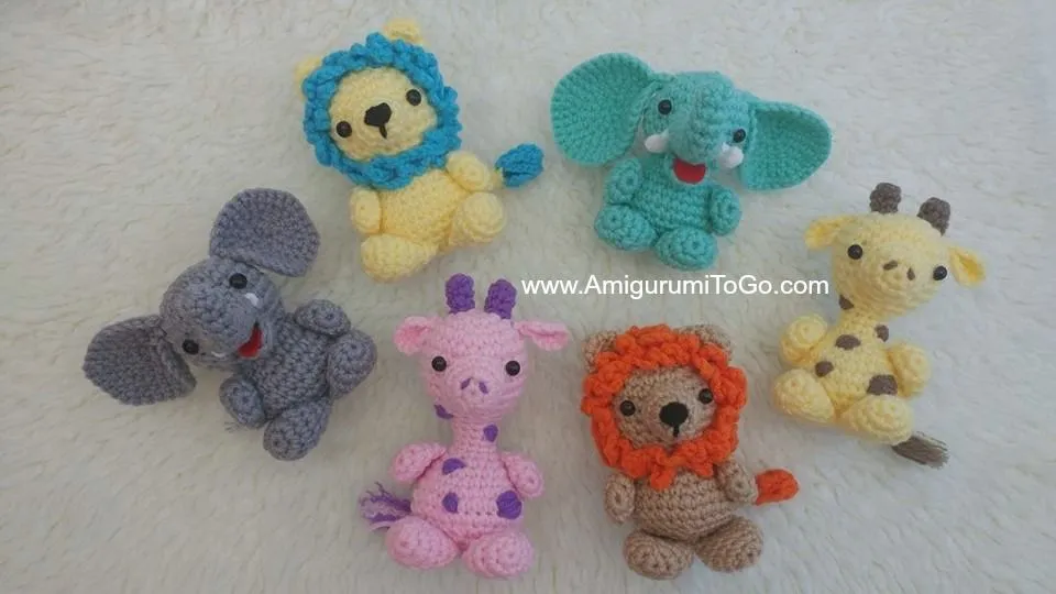 Animales Mini - Tejiendo Marisol Animales mini amigurumis crochet Animales Mini - Tejiendo Marisol Animales mini amigurumis crochet