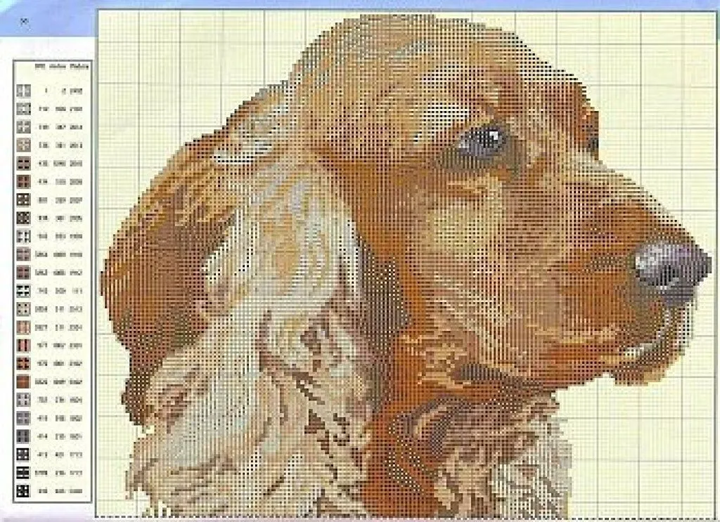 Patrones de punto cruz de animales - Imagui