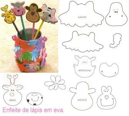 Animalitos tiernos foami - Imagui